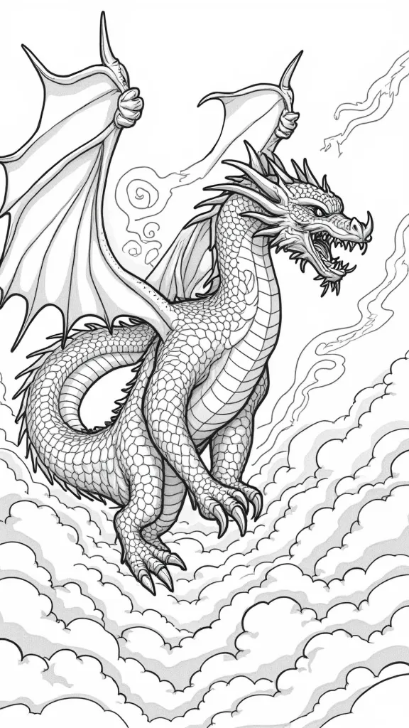 ghidorah coloring pages